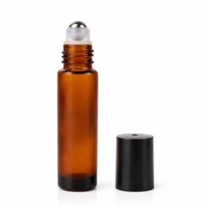 10ml Amber Glass Roll On Bottle