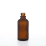 50ml Amber Frost Round Glass