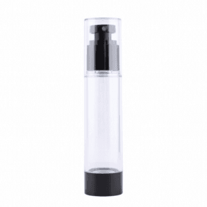 50ml Black Airless Bottle with Lotion Pump