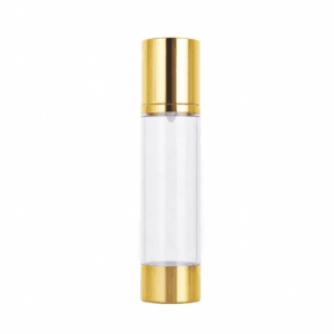 50ml Acrylic Airless Bottle – Glossy Gold
