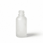 30ml Round Clear Frosted Glass