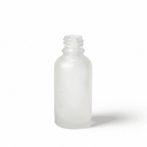 30ml Round Clear Frosted Glass