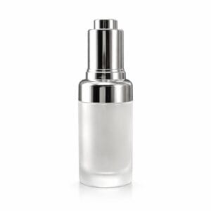 50ml Fancy Silver White Frost Bottle