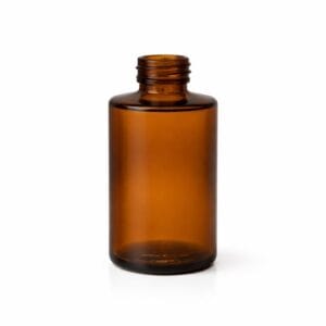 30ml Amber Flat Shoulder Glass Bottle