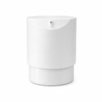 50ml Solid White Round Airless Cream Jar with Integrated Nozzle