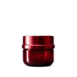 Luxury Round Crimson Red Face Cream Jar with Matching Lid