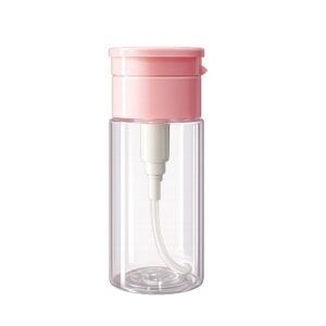 Clear Cylindrical Push-Down Pump Bottle