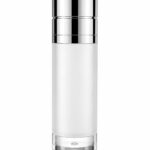 Luxury Frosted White Cylindrical Serum Bottle