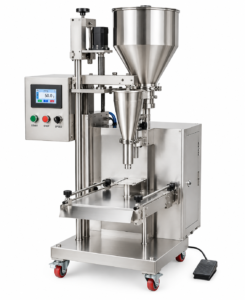 SEMI-AUTOMATIC AUGER POWDER FILLING MACHINE