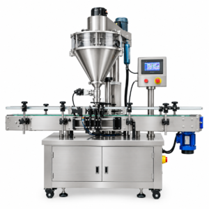 AUTOMATIC SERVO AUGER POWDER FILLING MACHINE