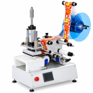SEMI-AUTOMATIC ROUND BOTTLE LABELLING MACHINE
